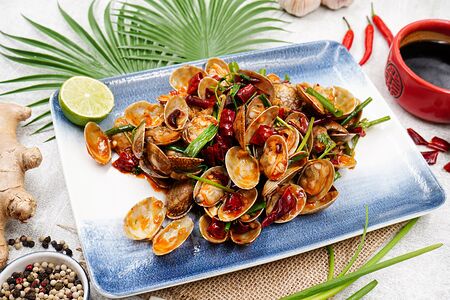 Жареные вонголе