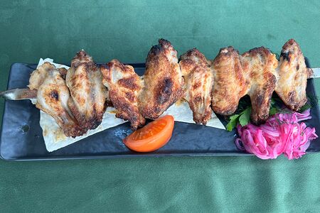 Шашлык из куриных крыльев