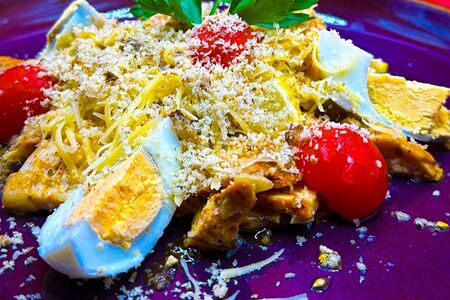 Ай-Петри (теплый) с соусом альфредо