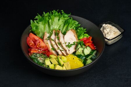 Поке с курицей