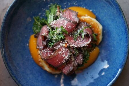 Салат с ростбифом из говядины