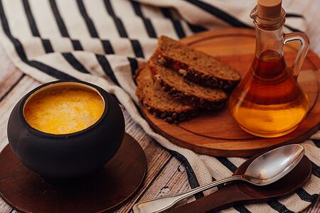 Пшенная каша с тыквой и медом