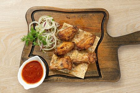 Шашлык из куриных крылышек