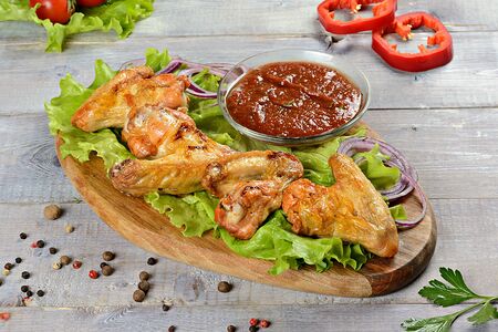 Шашлык из куриных крыльев