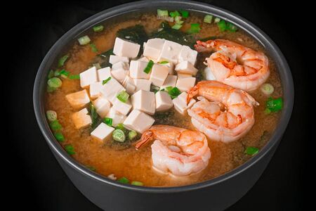Мисо с креветками