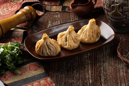 Хинкали жареные