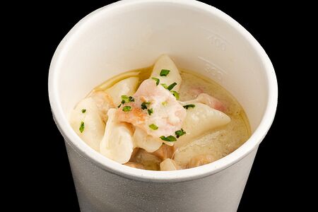 Токпокки в соусе карбонара