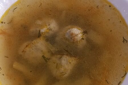 Суп с фрикадельками