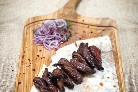 Шашлык из бараньего сердца