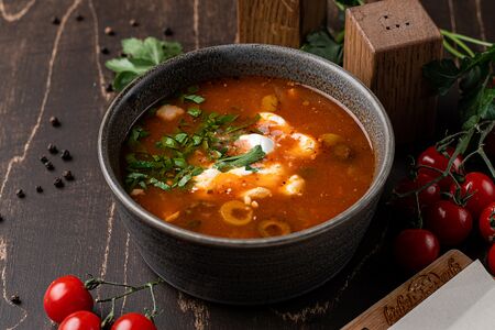 Солянка сборная мясная