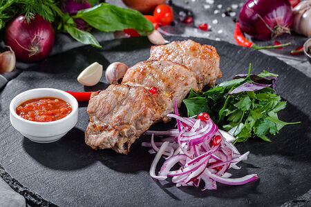 Шашлык из телячьей почечной части