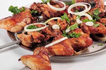 Шашлык из куриных крылышек