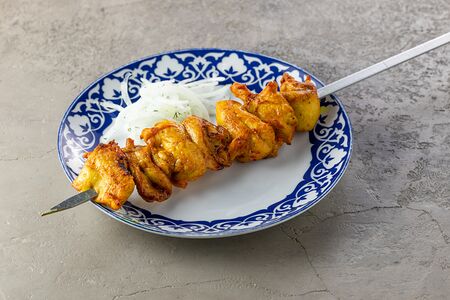 Шашлык из куриного бедра