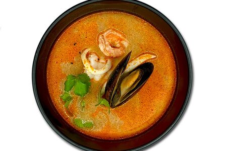 Том Ям с креветками