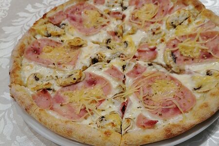 Пицца Ветчина-грибы (33см)