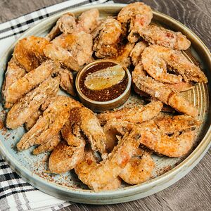 Пивные креветки фри с тайским чили