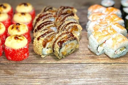 Сет все с креветкой