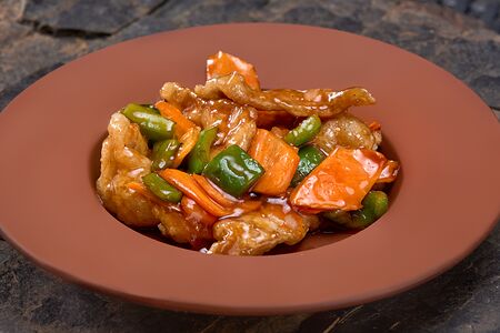 Свинина в кисло-сладком соусе