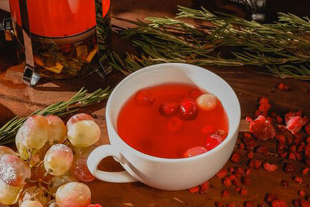 Клюквенный чай