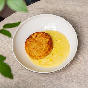Куриная котлета с картофельным пюре
