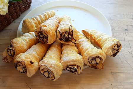 Трубочка с творогом