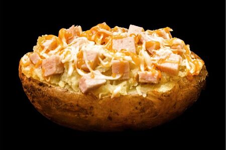 Жаркая начинка с ветчиной