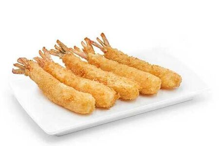 Креветки с хвостом в панировке 10 шт New