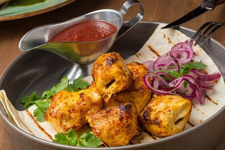 Шашлык из куриной грудки