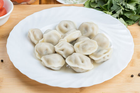 Пельмени отварные баранина-говядина