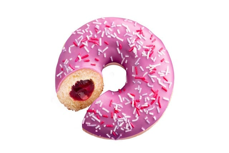 Донат Ягодный микс