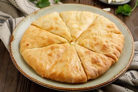 Лепешка с сыром сулугуни