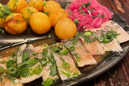 Беломорская сельдь с бейби картофелем