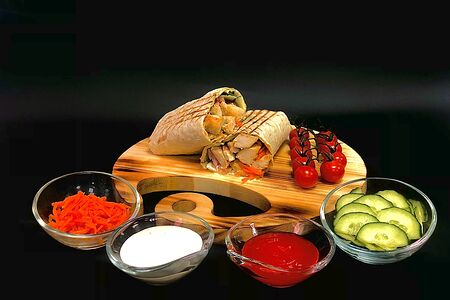 Шаурма сырная из курицы