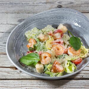 Цезарь с креветками