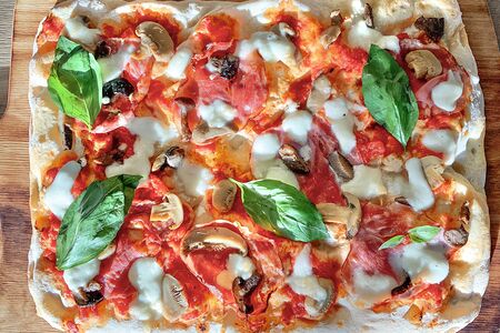 Ветчина с грибами