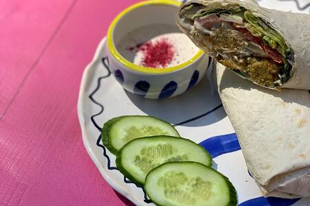 Шварма с фалафелем