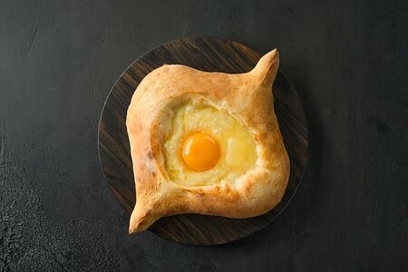 Хачапури по-аджарски (лодочка)