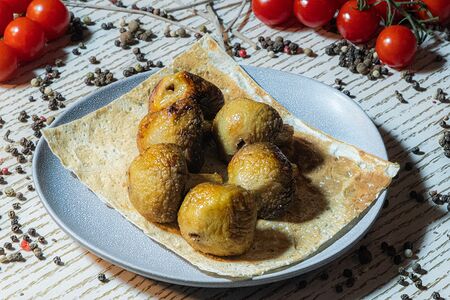 Шампиньоны на углях