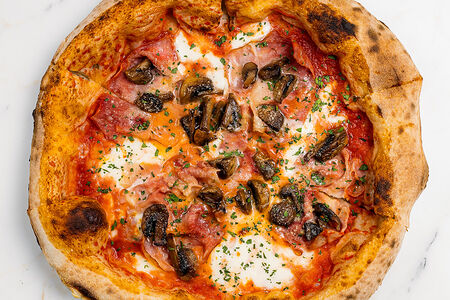 Пицца Ветчина и лесные грибы