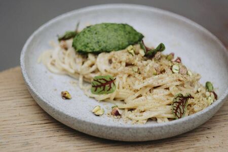 Паста Качо э пепе gluten free vegan