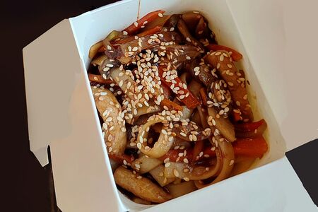 Удон с курицей