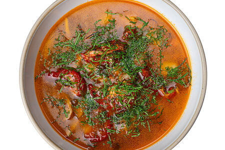 Рассольник с фрикадельками