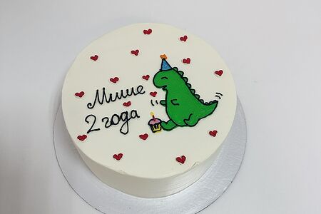 Торт для ребенка с динозавром