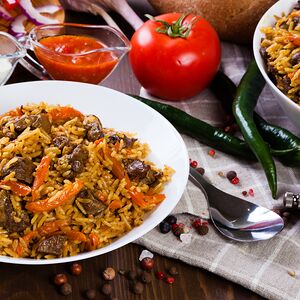 Большой плов Пикник с бараниной