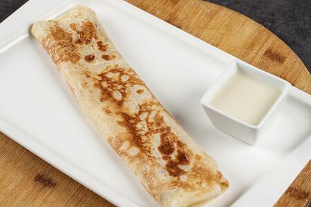 Блин со сметаной