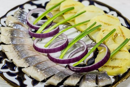 Филе сельди по-домашнему