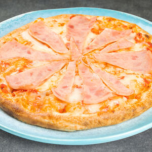 Пицца Детская с ветчиной тонкое тесто