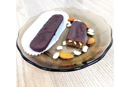 Пирожное Сникерс веган без сахара