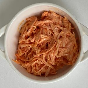 Морковь с майонезом