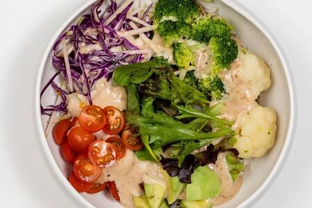 Боул с овощами и рисом